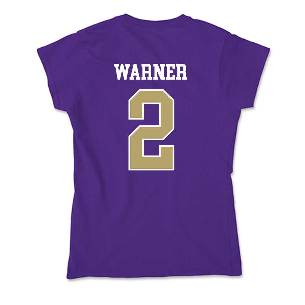 JMU - NCAA Softball : Reaghan Warner - Soft Style Women’s T-Shirt-1