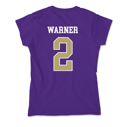 JMU - NCAA Softball : Reaghan Warner - Soft Style Women’s T-Shirt-1
