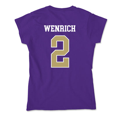 JMU - NCAA Women's Volleyball : Grace Wenrich - Soft Style Women’s T-Shirt-1