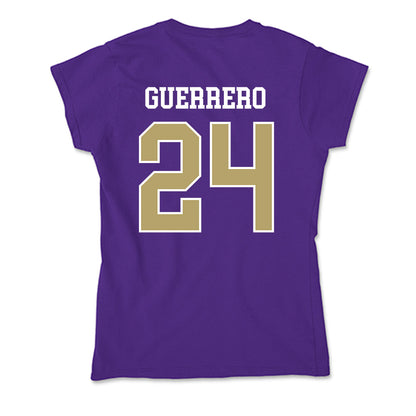 JMU - NCAA Baseball : Jack Guerrero - Soft Style Women’s T-Shirt-1