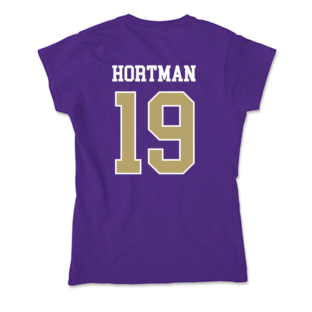 JMU - NCAA Women's Lacrosse : Sophie Hortman - Soft Style Women’s T-Shirt-1