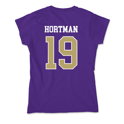 JMU - NCAA Women's Lacrosse : Sophie Hortman - Soft Style Women’s T-Shirt-1