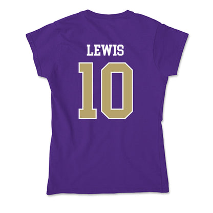 JMU - NCAA Women's Basketball : Kinley Lewis - Soft Style Women’s T-Shirt-1