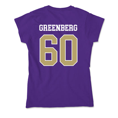 JMU - NCAA Football : Zach Greenberg - Soft Style Women’s T-Shirt-1