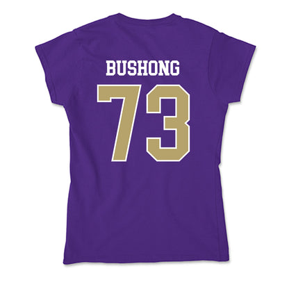 JMU - NCAA Football : Evan Bushong - Soft Style Women’s T-Shirt-1
