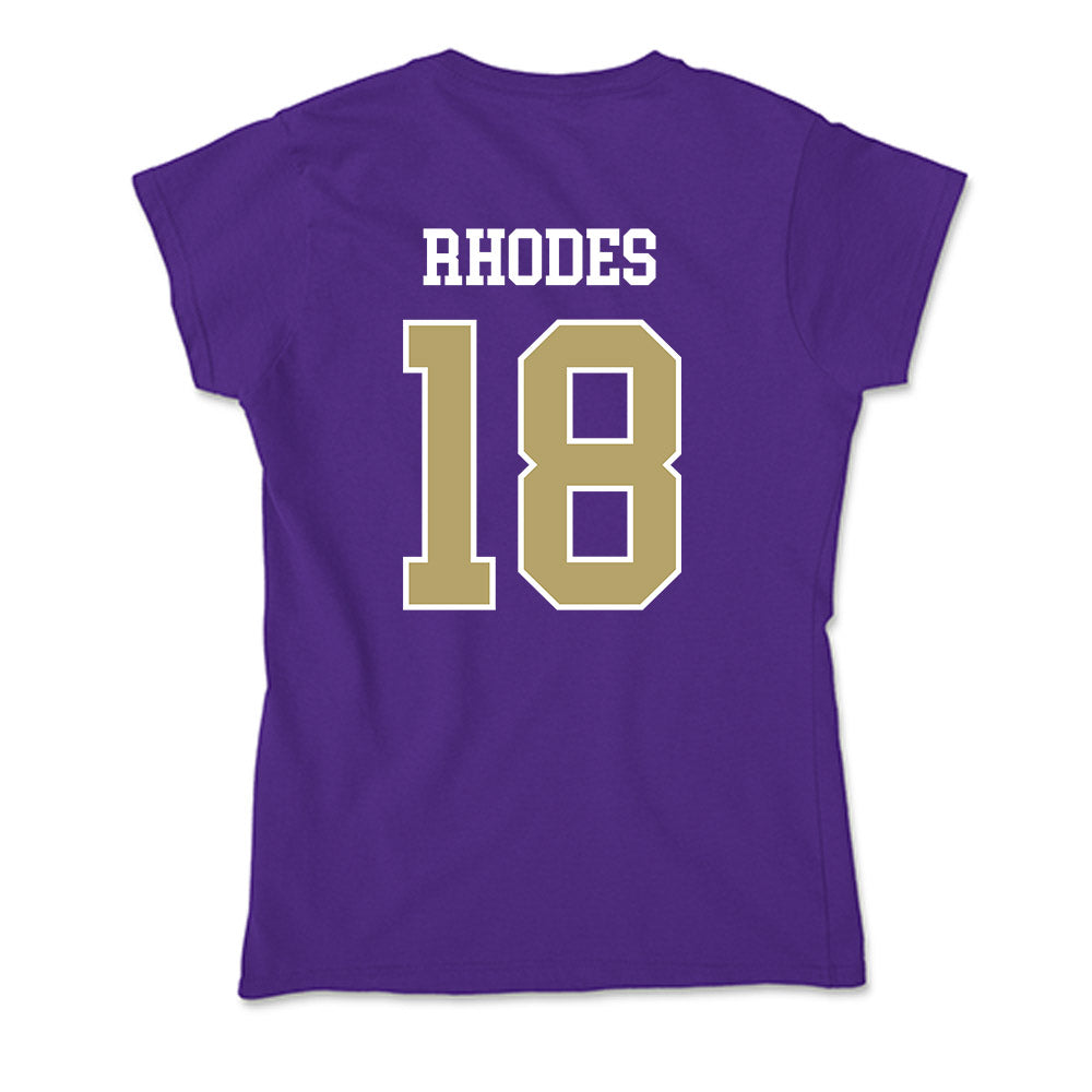 JMU - NCAA Football : Jase Rhodes - Soft Style Women’s T-Shirt-1