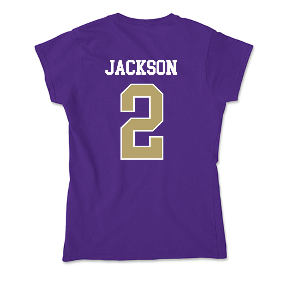 JMU - NCAA Football : Nakian Jackson - Soft Style Women’s T-Shirt-1