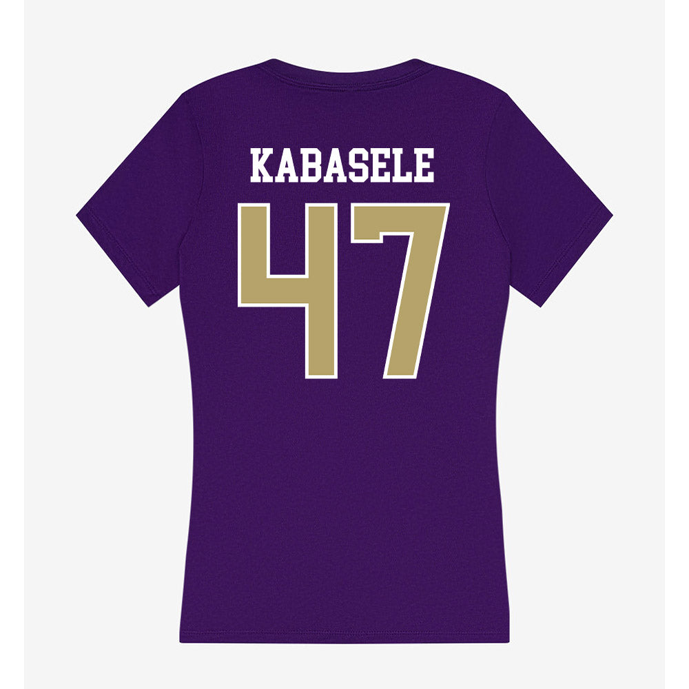 JMU - NCAA Football : Kevin Kabasele - Women's V-Neck T-Shirt-1