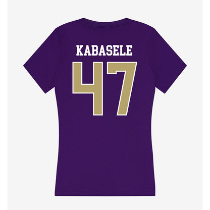 JMU - NCAA Football : Kevin Kabasele - Women's V-Neck T-Shirt-1