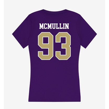 JMU - NCAA Football : Mychal McMullin - Women's V-Neck T-Shirt-1