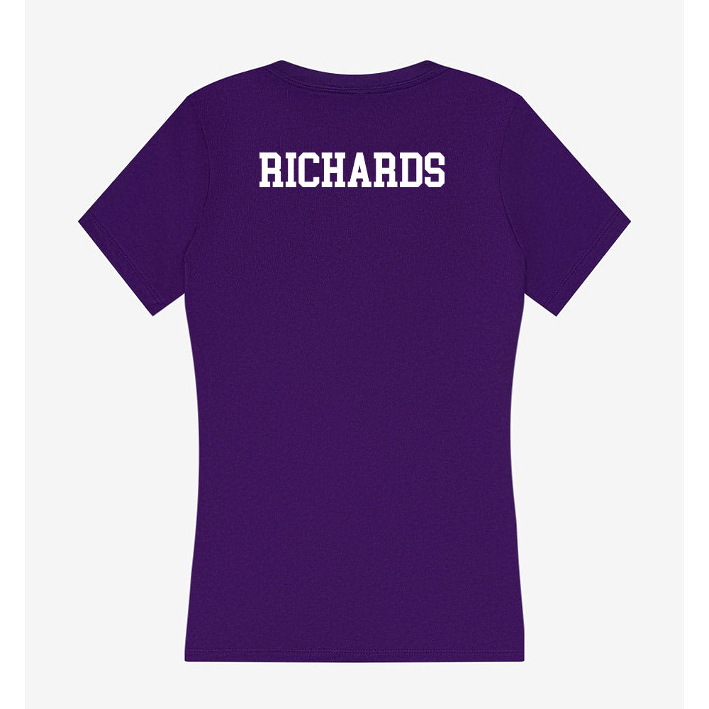 JMU - NCAA Cheerleading : Chloe Richards - Women's V-Neck T-Shirt-1
