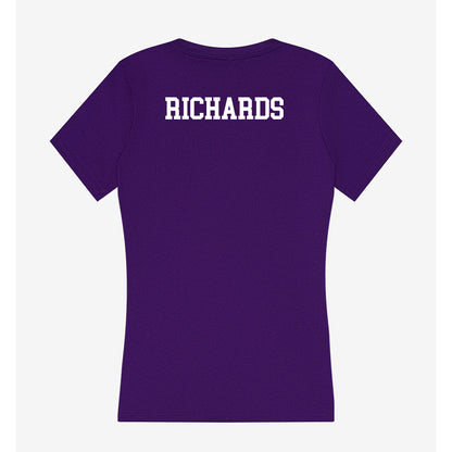 JMU - NCAA Cheerleading : Chloe Richards - Women's V-Neck T-Shirt-1