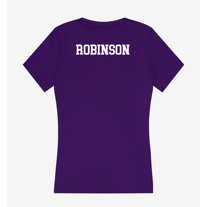 JMU - NCAA Women's Golf : Avery Robinson - Women's V-Neck T-Shirt-1