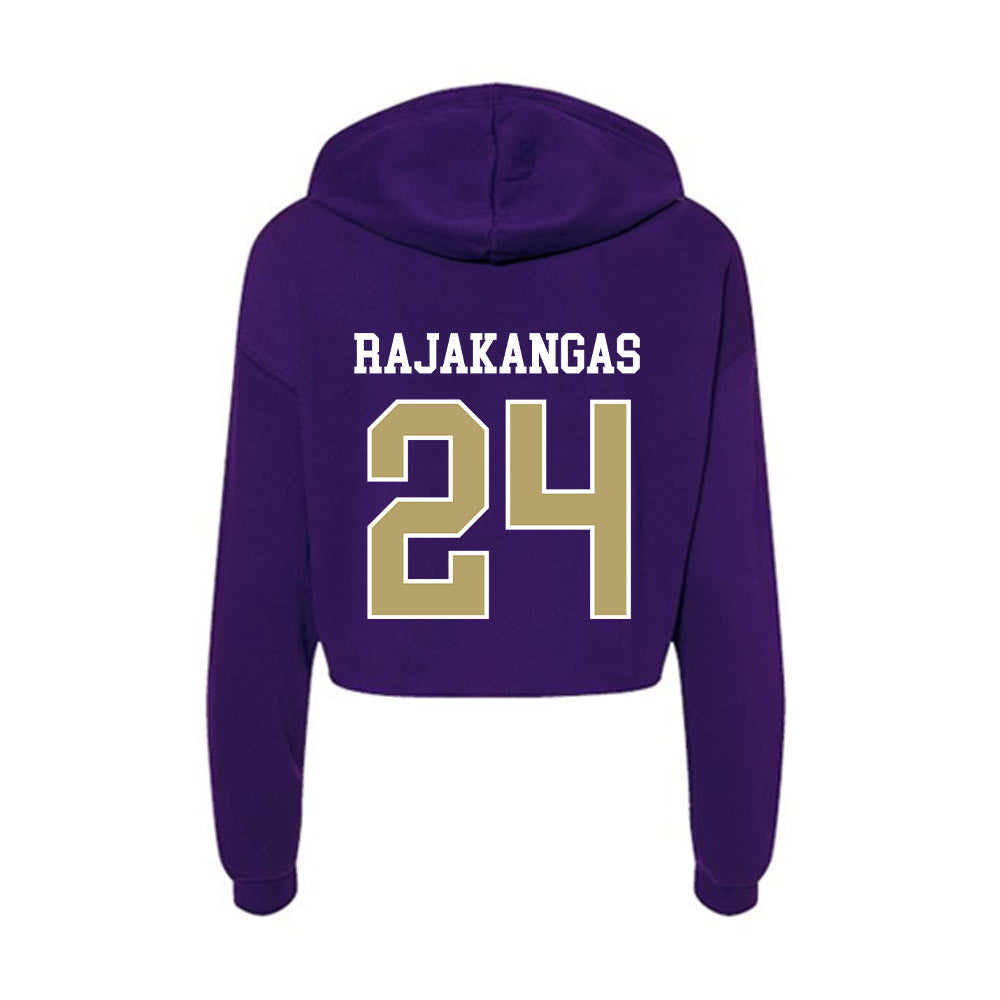 JMU - NCAA Women's Soccer : Selma Rajakangas - Women's Crop Fleece Hoodie-1