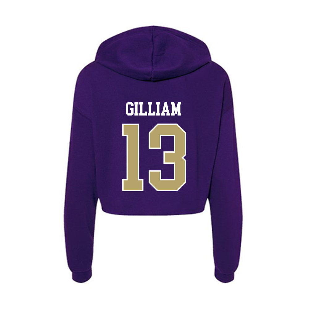 JMU - NCAA Football : Kacey Gilliam - Women's Crop Fleece Hoodie-1