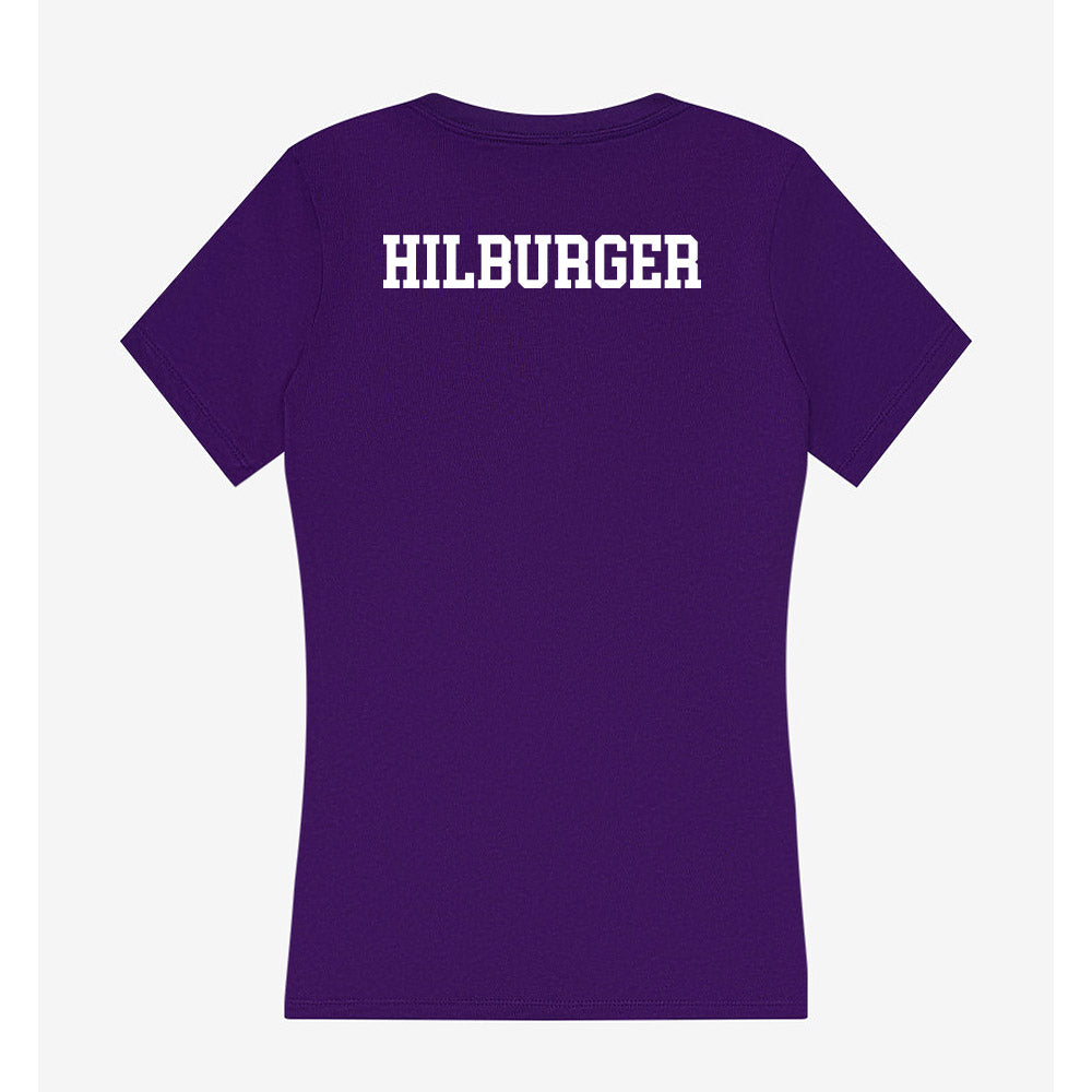 JMU - NCAA Women's Field Hockey : Mika Hilburger - Women's V-Neck T-Shirt-1