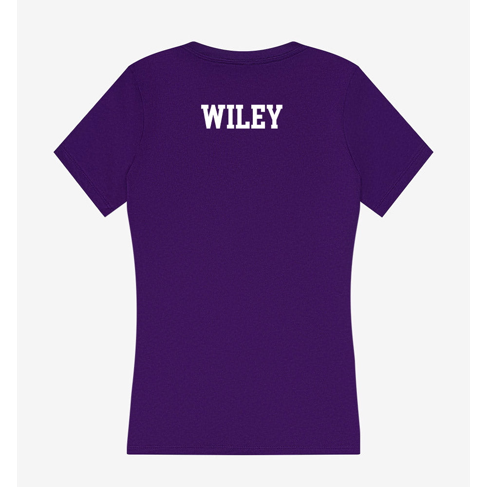 JMU - NCAA Cheerleading : Rebecca Wiley - Women's V-Neck T-Shirt-1