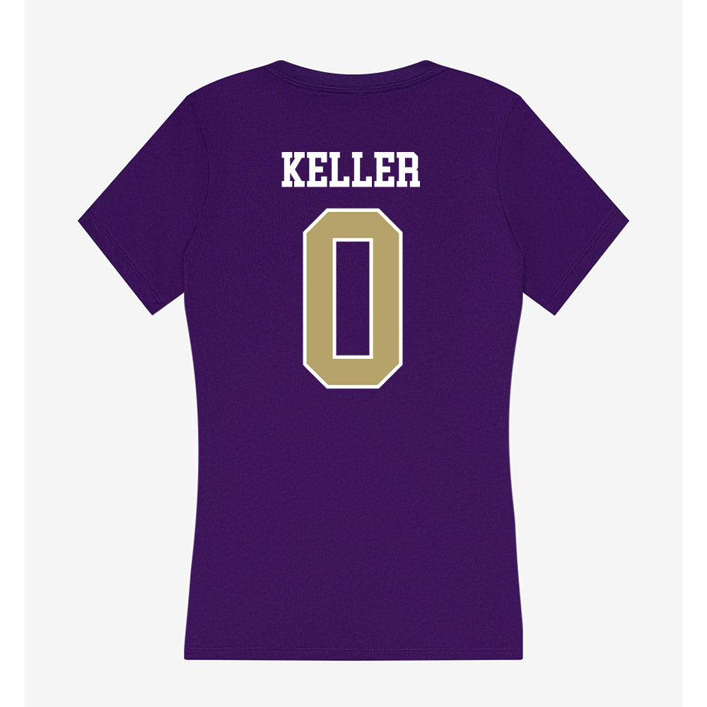 JMU - NCAA Football : Cole Keller - Women's V-Neck T-Shirt-1