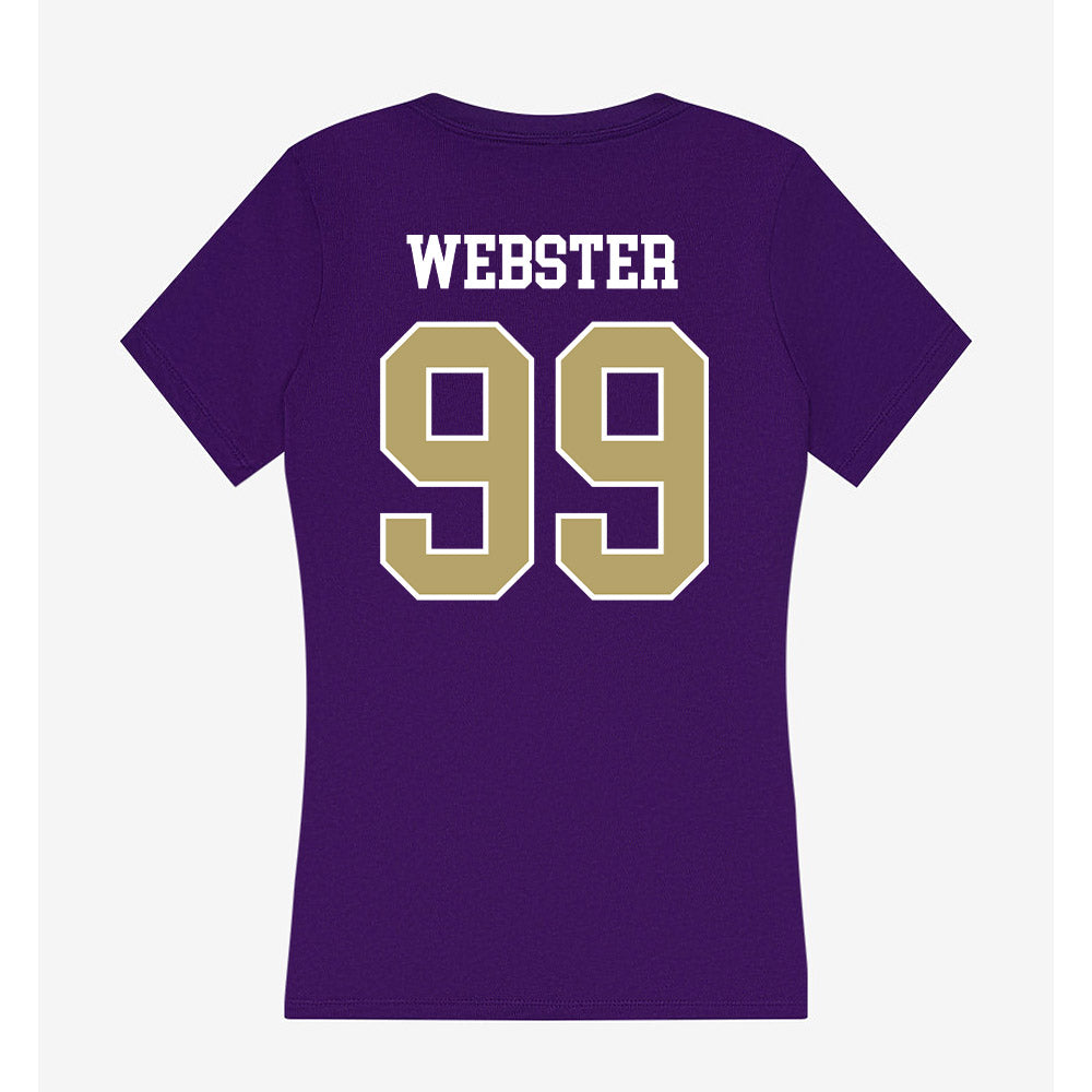 JMU - NCAA Football : Cole Webster - Women's V-Neck T-Shirt-1