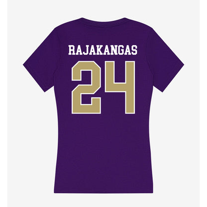 JMU - NCAA Women's Soccer : Selma Rajakangas - Women's V-Neck T-Shirt-1