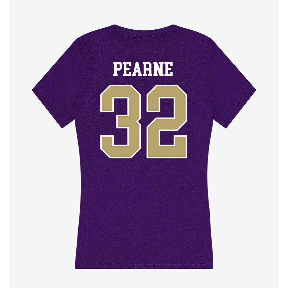 JMU - NCAA Baseball : Sam Pearne - Women's V-Neck T-Shirt-1