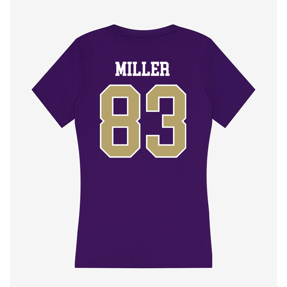 JMU - NCAA Football : Chase Miller - Women's V-Neck T-Shirt-1