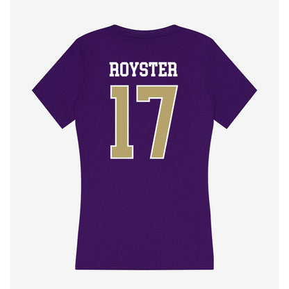 JMU - NCAA Football : Danny Royster - Women's V-Neck T-Shirt-1