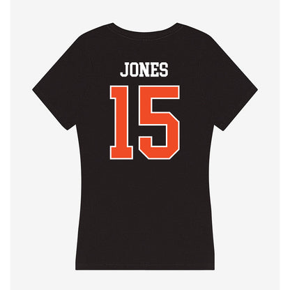 Campbell - NCAA Football : Jordan Jones - Women's V-Neck T-Shirt-1