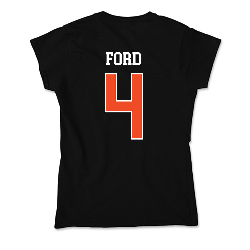 Campbell - NCAA Softball : Madison Ford - Soft Style Women’s T-Shirt-1
