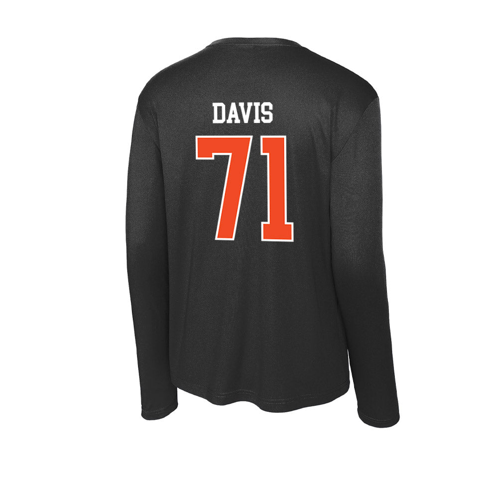 Campbell - NCAA Softball : Devin Davis - Activewear Long Sleeve T-Shirt-1
