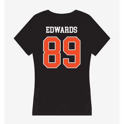 Campbell - NCAA Football : Okie Edwards - Women's V-Neck T-Shirt-1