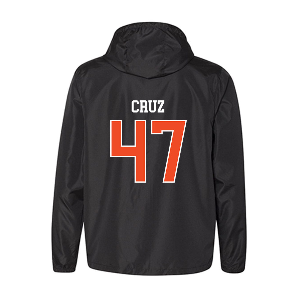 Campbell - NCAA Baseball : Gabriel Cruz - Windbreaker-1