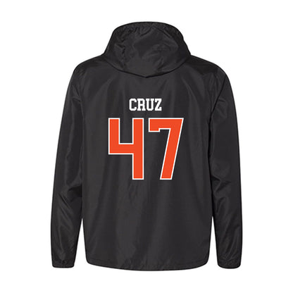 Campbell - NCAA Baseball : Gabriel Cruz - Windbreaker-1