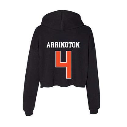 Campbell - NCAA Football : Chase Arrington - Women's Crop Fleece Hoodie-1