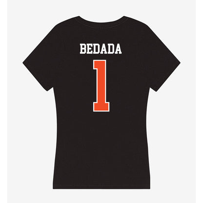 Campbell - NCAA Football : Ebenezer Bedada - Women's V-Neck T-Shirt-1
