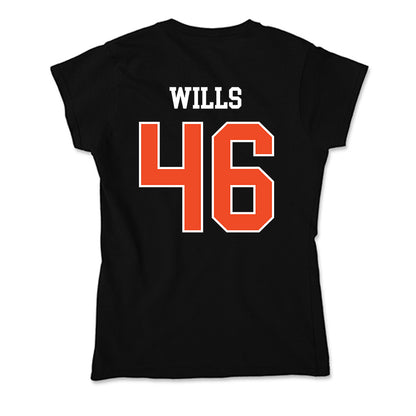 Campbell - NCAA Baseball : Houston Wills - Soft Style Women’s T-Shirt-1