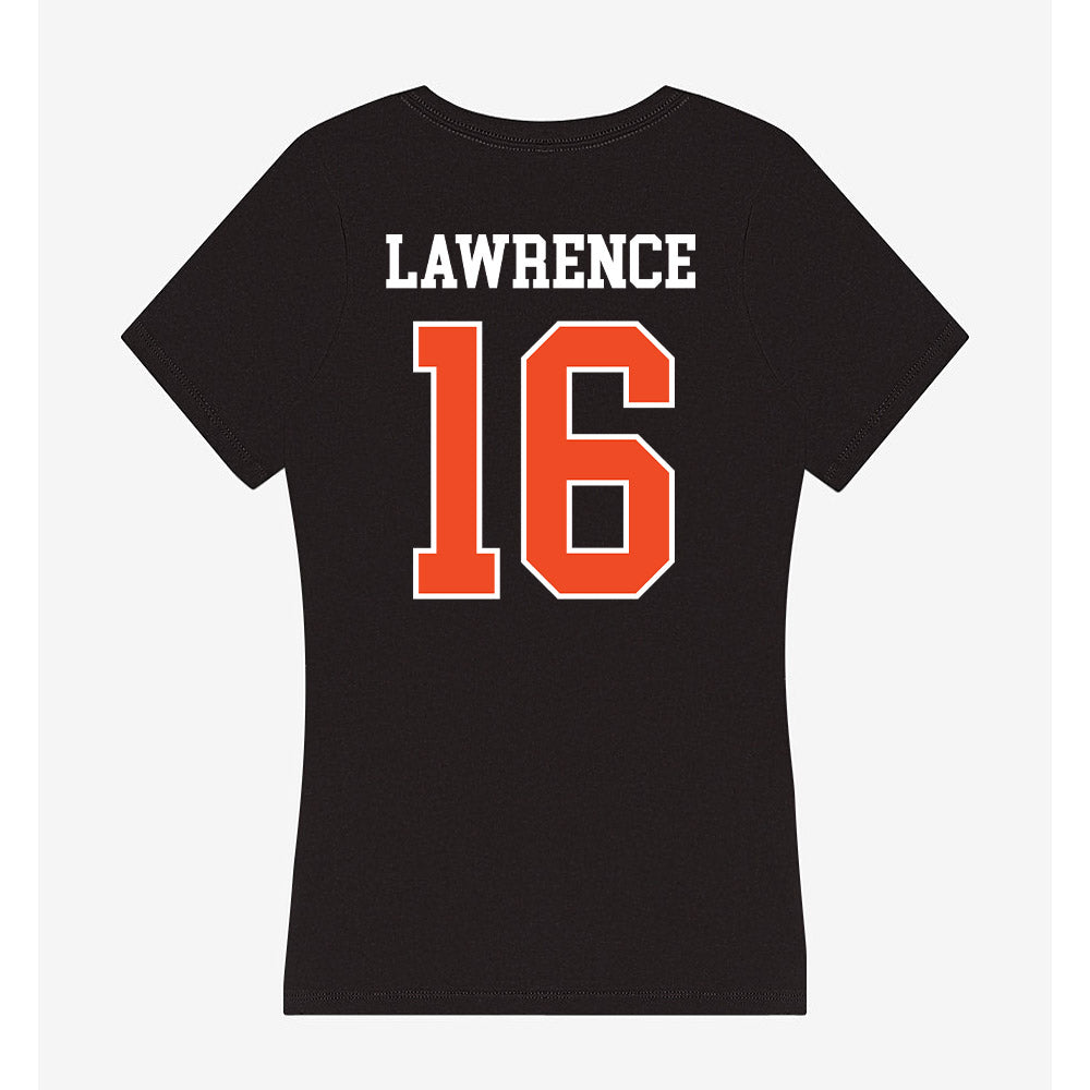 Campbell - NCAA Football : Zachary Lawrence - Women's V-Neck T-Shirt-1