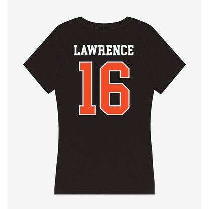 Campbell - NCAA Football : Zachary Lawrence - Women's V-Neck T-Shirt-1