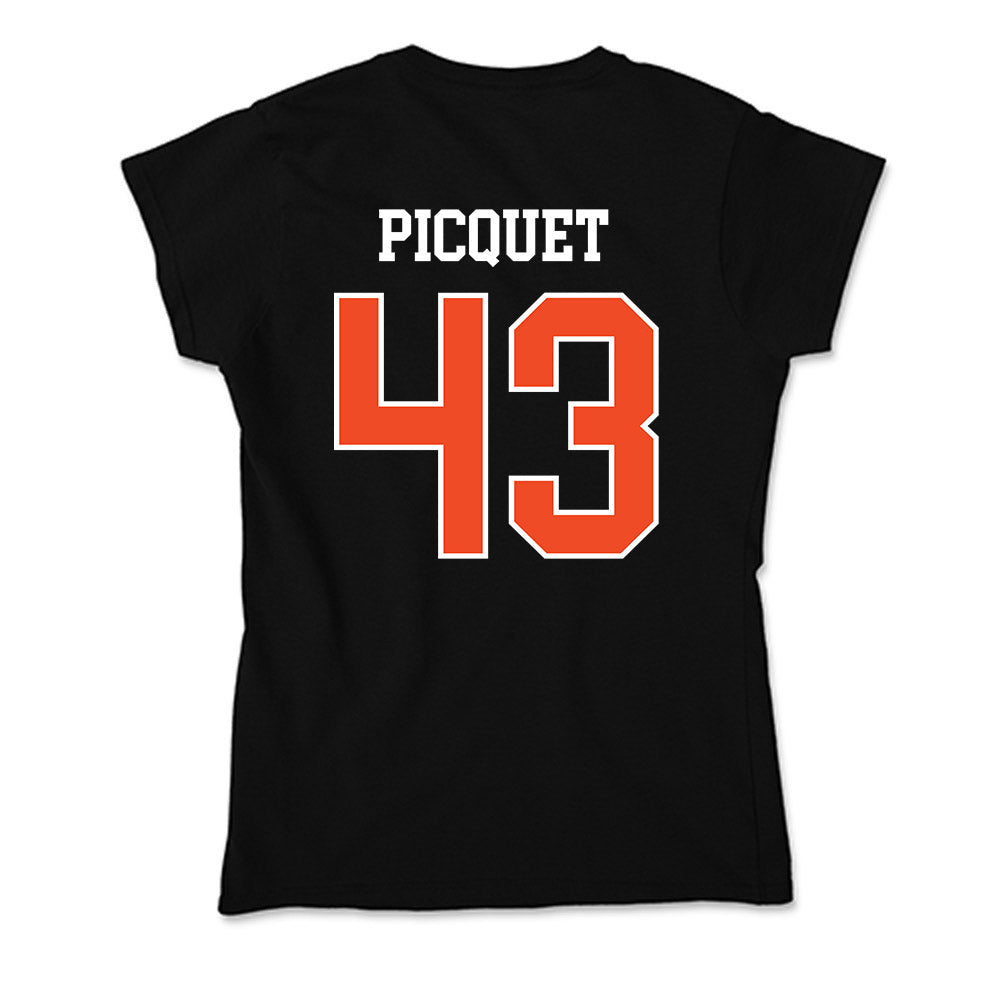 Campbell - NCAA Football : Will Picquet - Soft Style Women’s T-Shirt-1