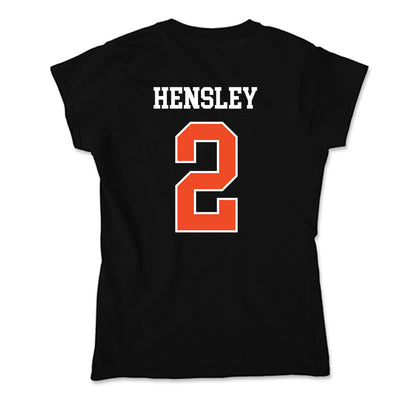 Campbell - NCAA Baseball : Connor Hensley - Soft Style Women’s T-Shirt-1