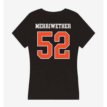 Campbell - NCAA Football : Mason Merriwether - Women's V-Neck T-Shirt-1