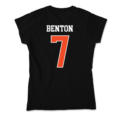Campbell - NCAA Football : AJ Benton - Soft Style Women’s T-Shirt-1