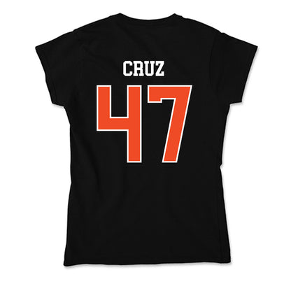 Campbell - NCAA Baseball : Gabriel Cruz - Soft Style Women’s T-Shirt-1