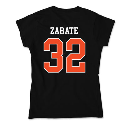 Campbell - NCAA Men's Soccer : Gabe Zarate - Soft Style Women’s T-Shirt-1