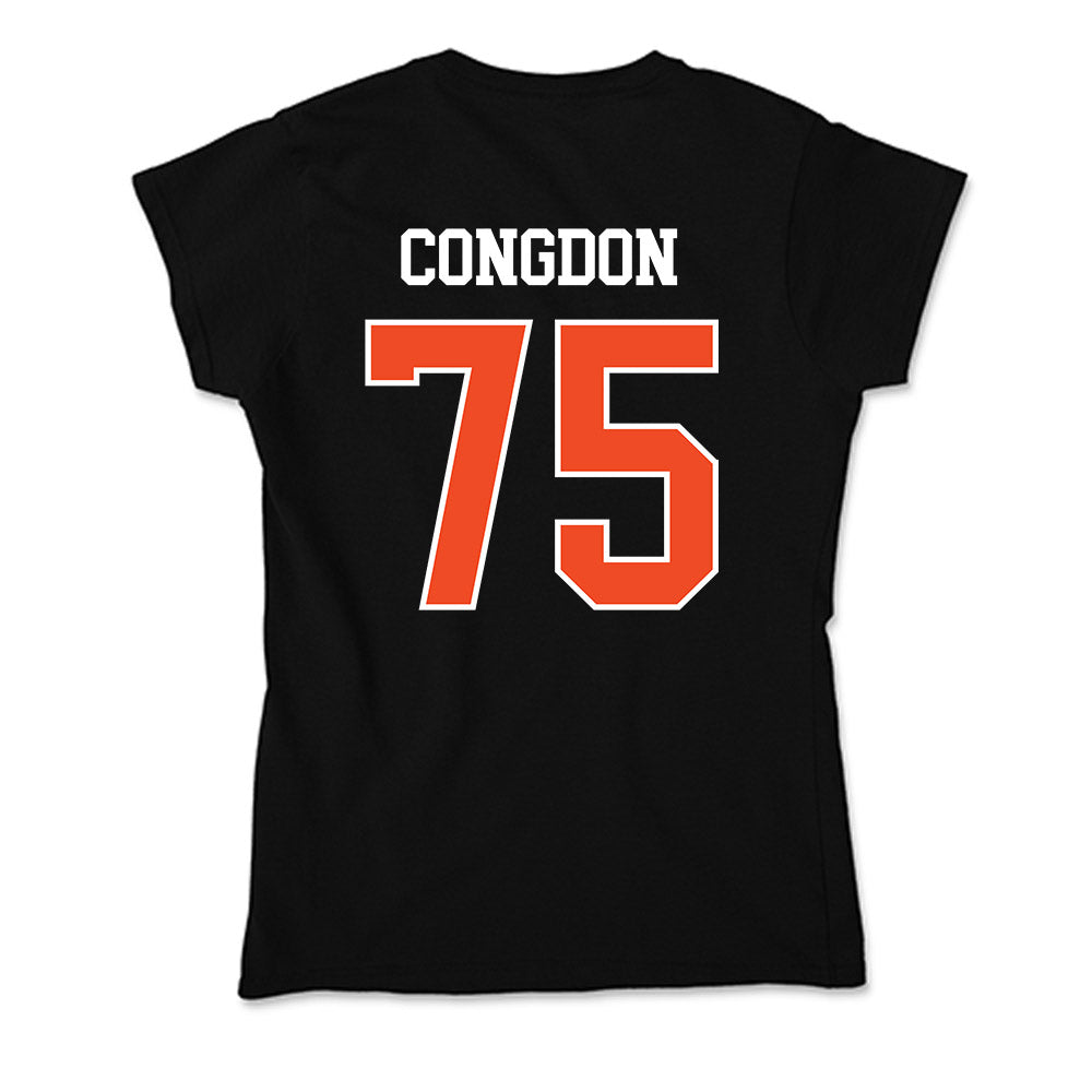 Campbell - NCAA Football : Dylan Congdon - Soft Style Women’s T-Shirt-1