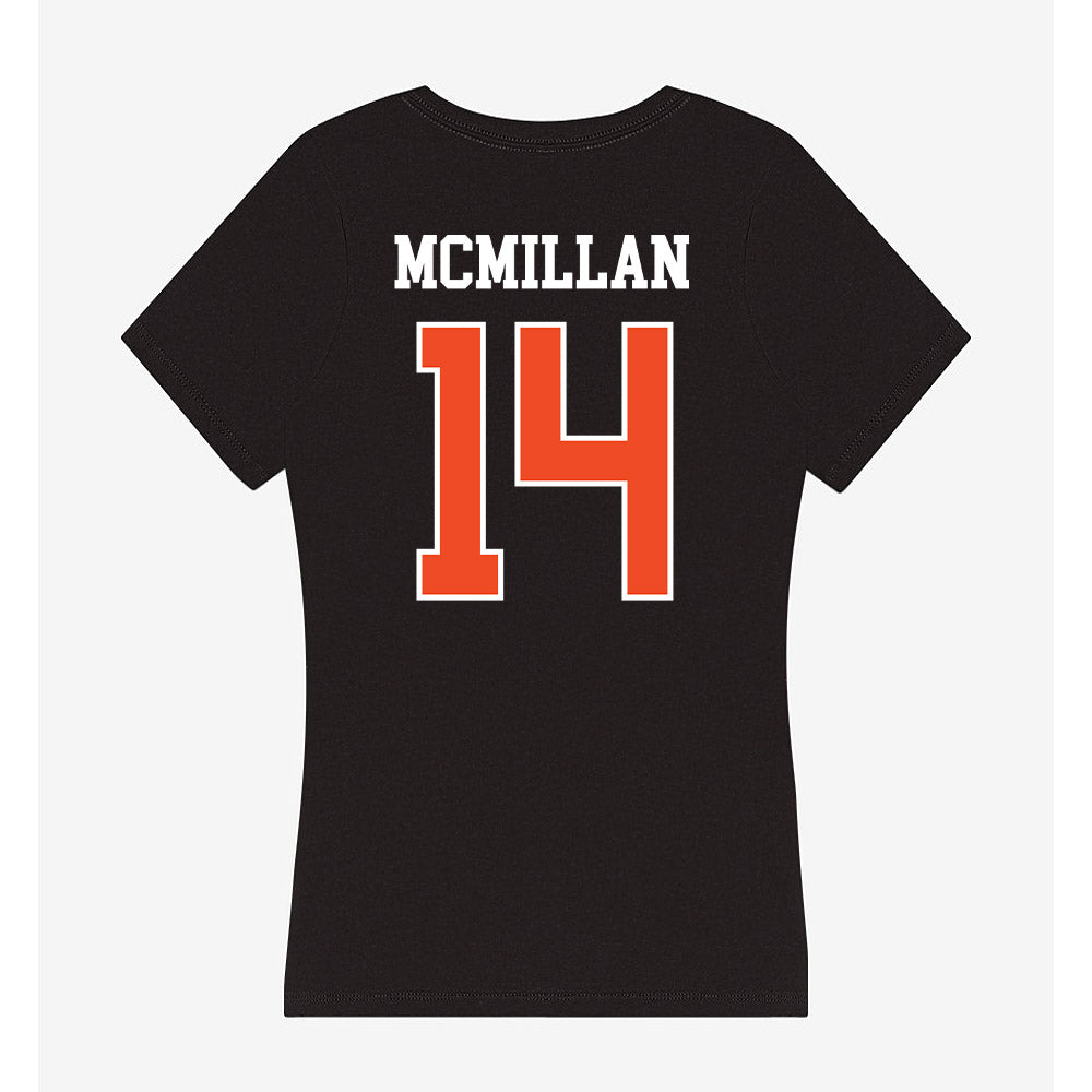 Campbell - NCAA Women's Volleyball : Breanna McMillan - Women's V-Neck T-Shirt-1