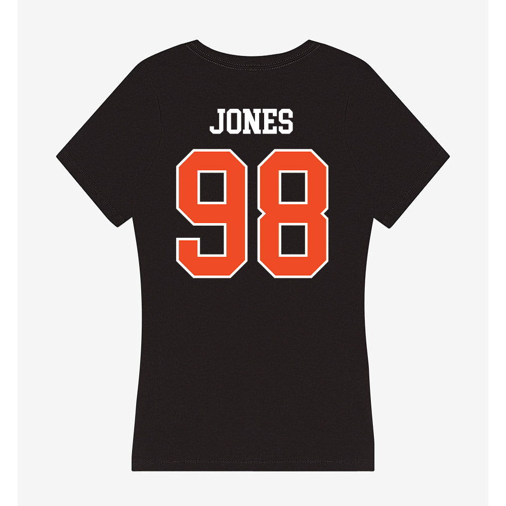Campbell - NCAA Football : Jordan Jones - Women's V-Neck T-Shirt-1