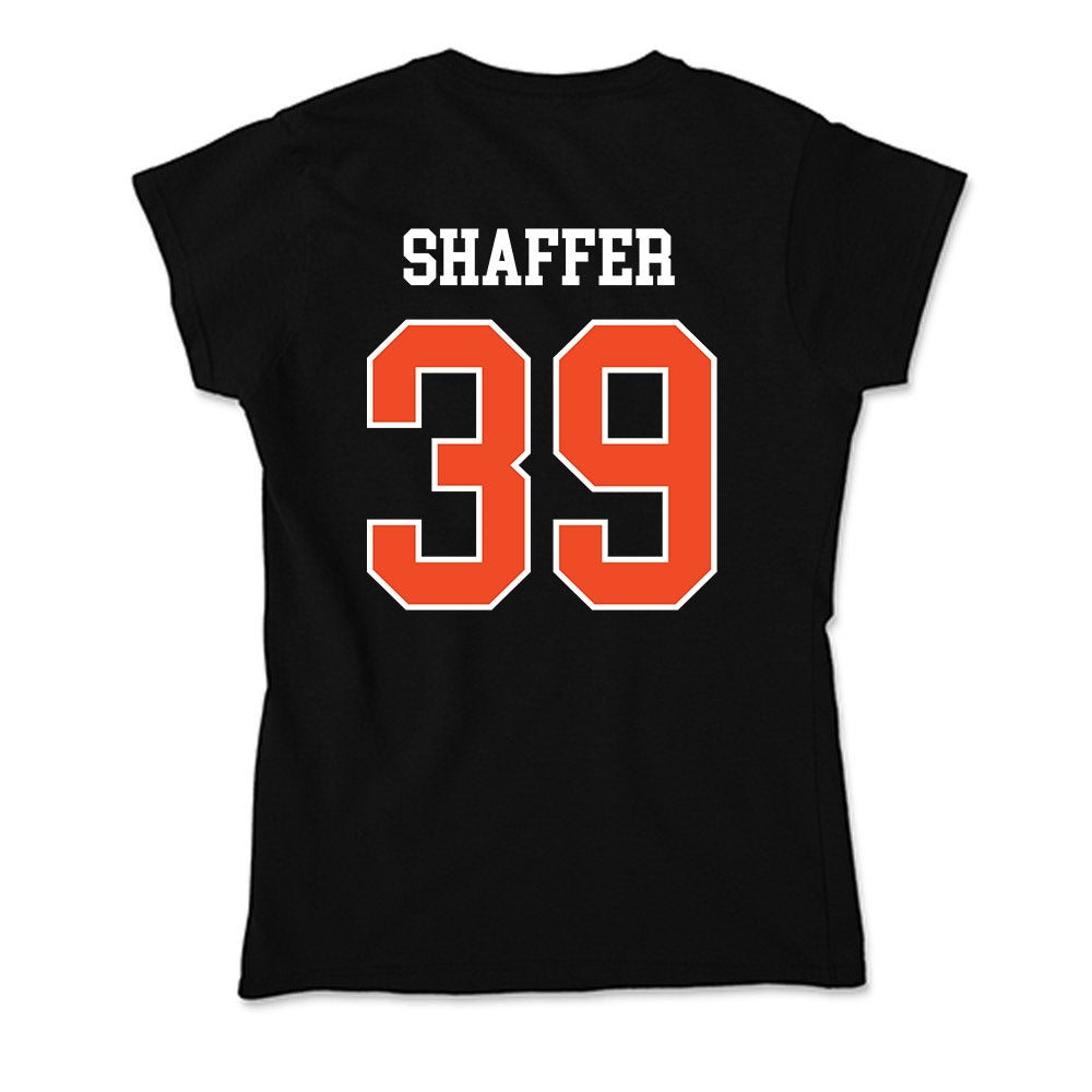 Campbell - NCAA Baseball : Braxton Shaffer - Soft Style Women’s T-Shirt-1