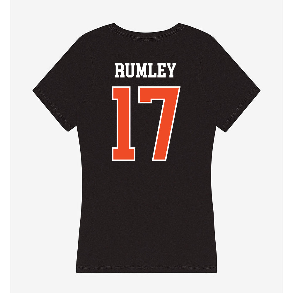 Campbell - NCAA Baseball : Trenton Rumley - Women's V-Neck T-Shirt-1