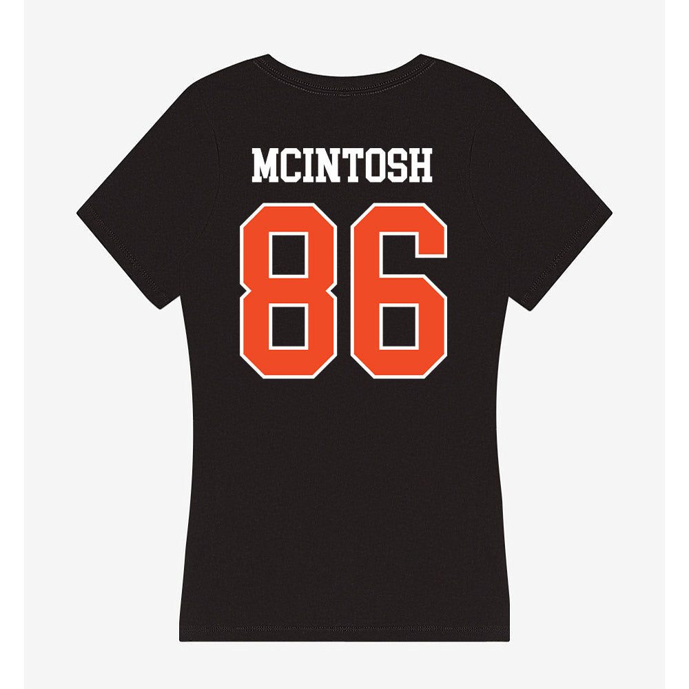Campbell - NCAA Football : Adam McIntosh - Women's V-Neck T-Shirt-1